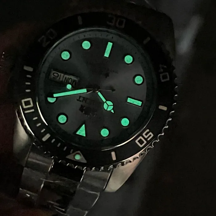 Orient 3 EStrelas Automático Sports (submariner) NH3SS010 azul celeste