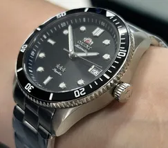 Orient 3 Estrelas Automático Sports Sea NH3SS016 preto - imagem 4