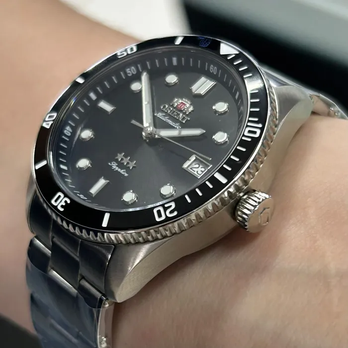 Orient 3 Estrelas Automático Sports Sea NH3SS016 preto