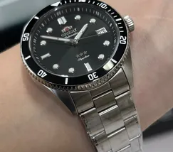 Orient 3 Estrelas Automático Sports Sea NH3SS016 preto - imagem 5