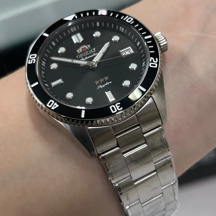 Orient 3 Estrelas Automático Sports Sea NH3SS016 preto