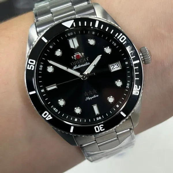 Orient 3 Estrelas Automático Sports Sea NH3SS016 preto