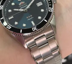 Orient 3 Estrelas Automático Sports Sea NH3SS016 verde - imagem 5