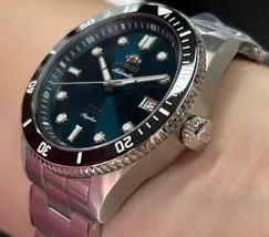 Orient 3 Estrelas Automático Sports Sea NH3SS016 verde - imagem 3