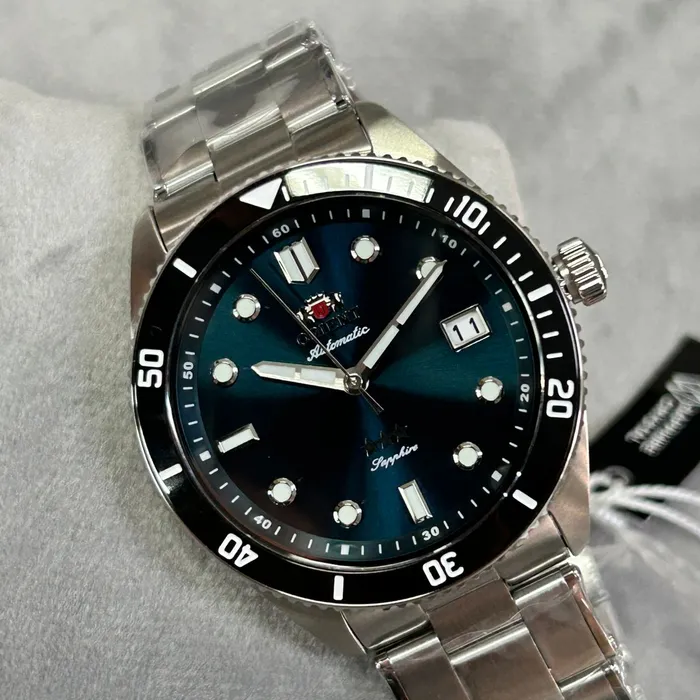 Orient 3 Estrelas Automático Sports Sea NH3SS016 verde