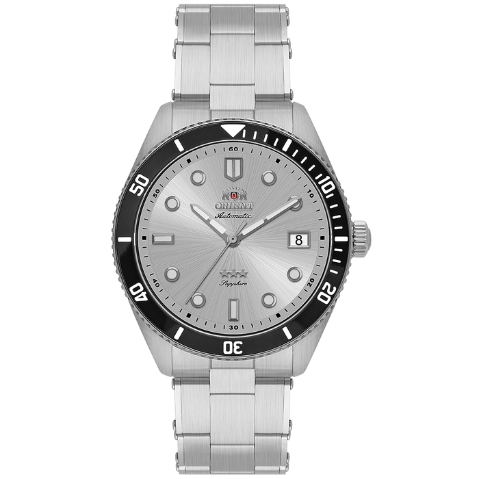 Orient 3 Estrelas Automático Sports Sea NH3SS016 Prata
