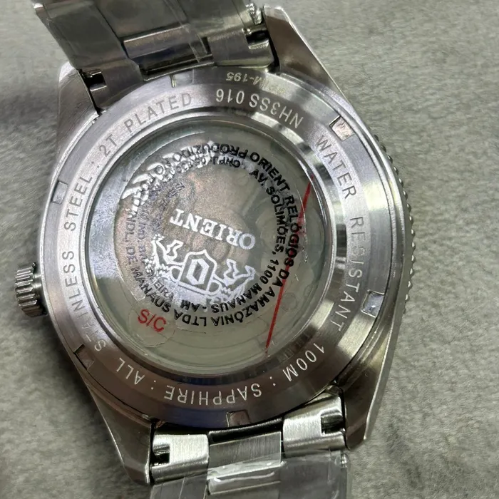 Orient 3 Estrelas Automático Sports Sea NH3SS016 Prata