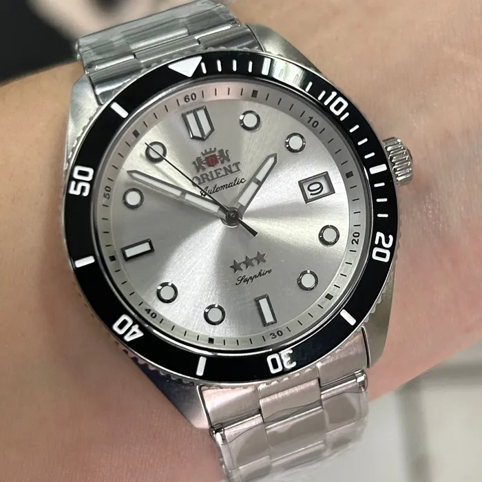 Orient 3 Estrelas Automático Sports Sea NH3SS016 Prata