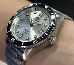 Orient 3 Estrelas Automático Sports Sea NH3SS016 Prata - imagem 3