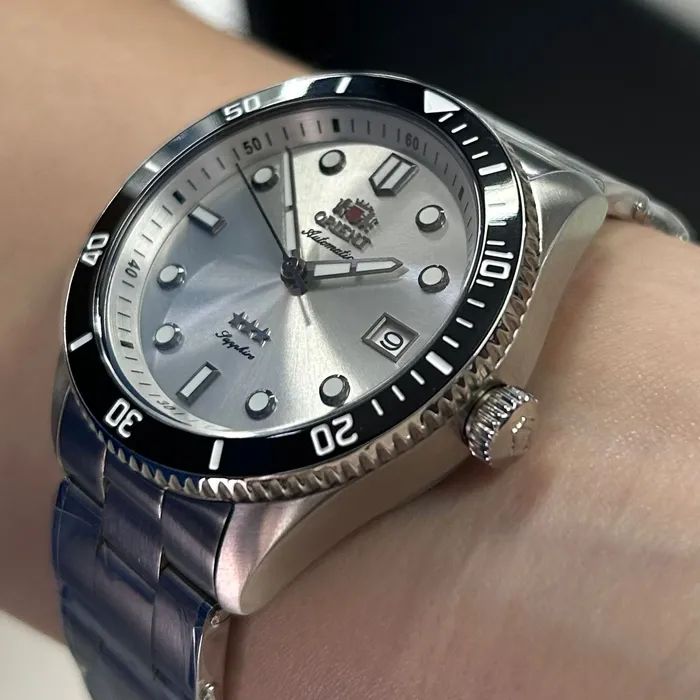 Orient 3 Estrelas Automático Sports Sea NH3SS016 Prata