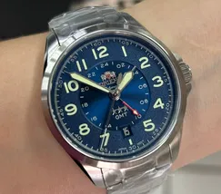 Orient 3 Estrelas GMT Automático Sports Land NH3SS017 Azul - imagem 1