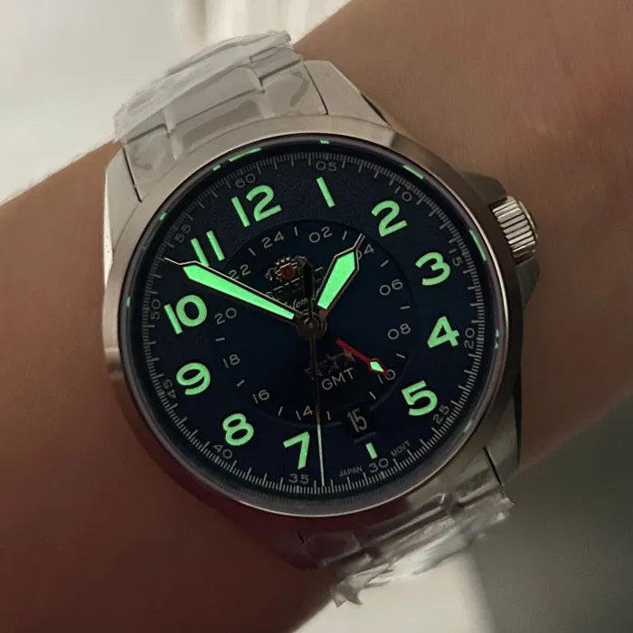 Orient 3 Estrelas GMT Automático Sports Land NH3SS017 Azul