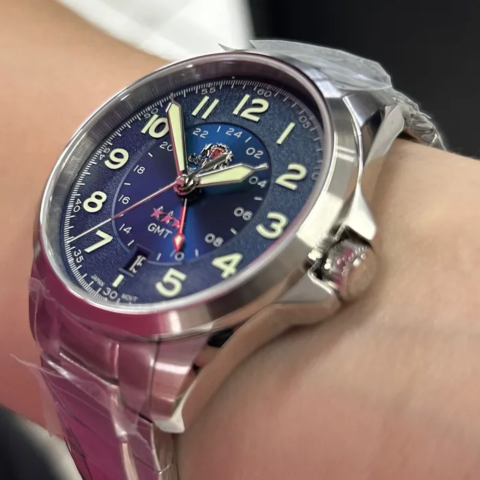 Orient 3 Estrelas GMT Automático Sports Land NH3SS017 Azul