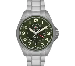 Orient 3 Estrelas GMT Automático Sports Land NH3SS017 verde - imagem 2