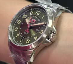 Orient 3 Estrelas GMT Automático Sports Land NH3SS017 verde - imagem 5