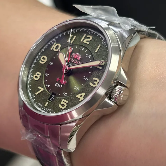 Orient 3 Estrelas GMT Automático Sports Land NH3SS017 verde