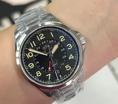 Orient 3 Estrelas GMT Automático Sports Land NH3SS017 Preto - imagem 1