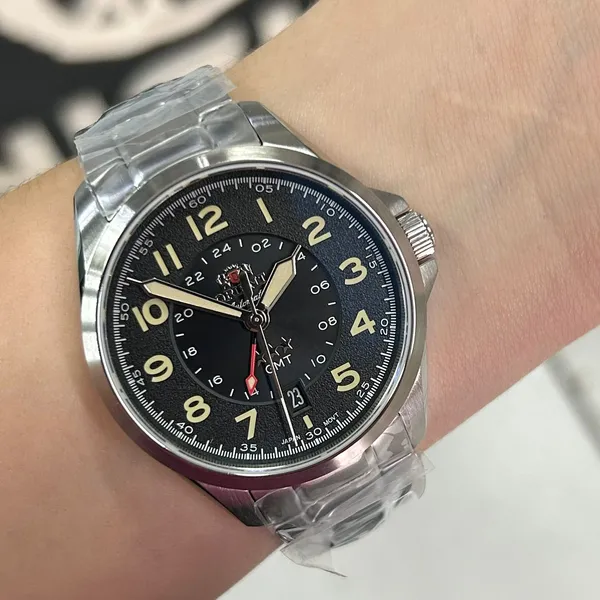 Orient 3 Estrelas GMT Automático Sports Land NH3SS017 Preto