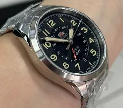Orient 3 Estrelas GMT Automático Sports Land NH3SS017 Preto - imagem 3