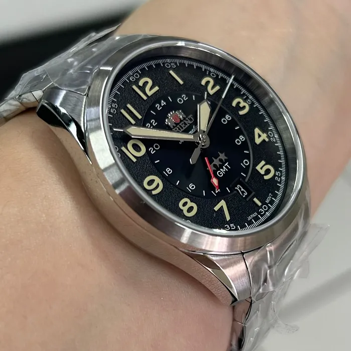 Orient 3 Estrelas GMT Automático Sports Land NH3SS017 Preto