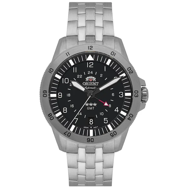 Orient 3 Estrelas GMT Automático Sports Air NH3SS018 Preto