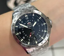 Orient 3 Estrelas GMT Automático Sports Air NH3SS018 Preto - imagem 1
