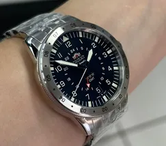 Orient 3 Estrelas GMT Automático Sports Air NH3SS018 Preto - imagem 4