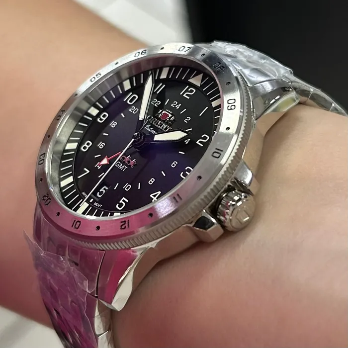 Orient 3 Estrelas GMT Automático Sports Air NH3SS018 Preto