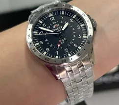 Orient 3 Estrelas GMT Automático Sports Air NH3SS018 Preto - imagem 5