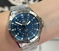 Orient 3 Estrelas GMT Automático Sports Air NH3SS018 Azul - imagem 6