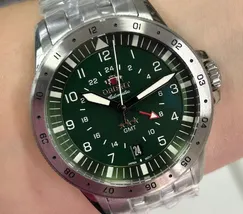 Orient 3 Estrelas GMT Automático Sports Air NH3SS018 Verde - imagem 6