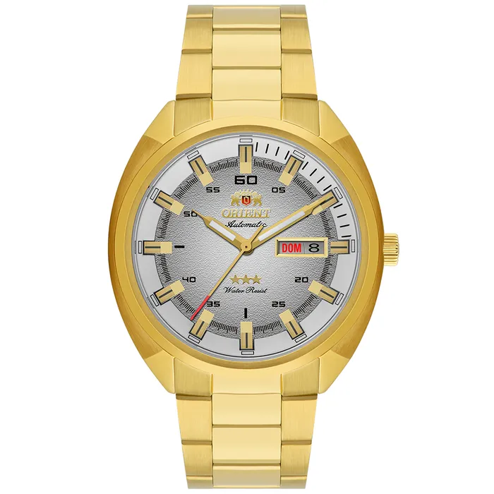Orient 3 EStrelas Automático Classico NH3GG006 Branco