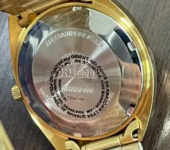 Orient 3 EStrelas Automático Classico NH3GG006 Verde - imagem 7