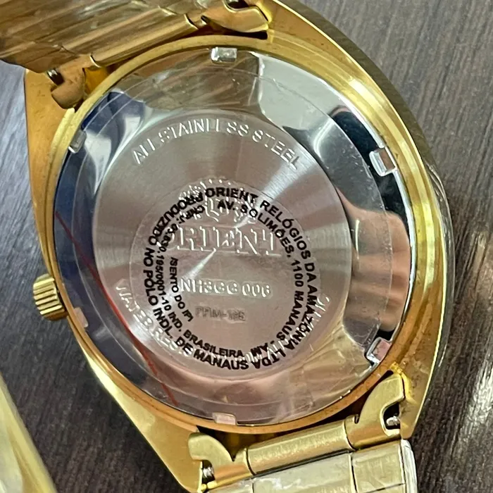 Orient 3 EStrelas Automático Classico NH3GG006 Verde