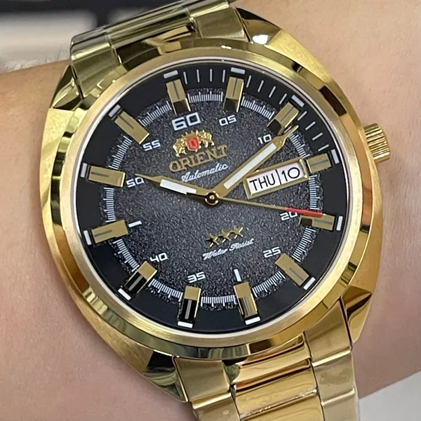 Orient 3 EStrelas Automático Classico NH3GG006 Preto