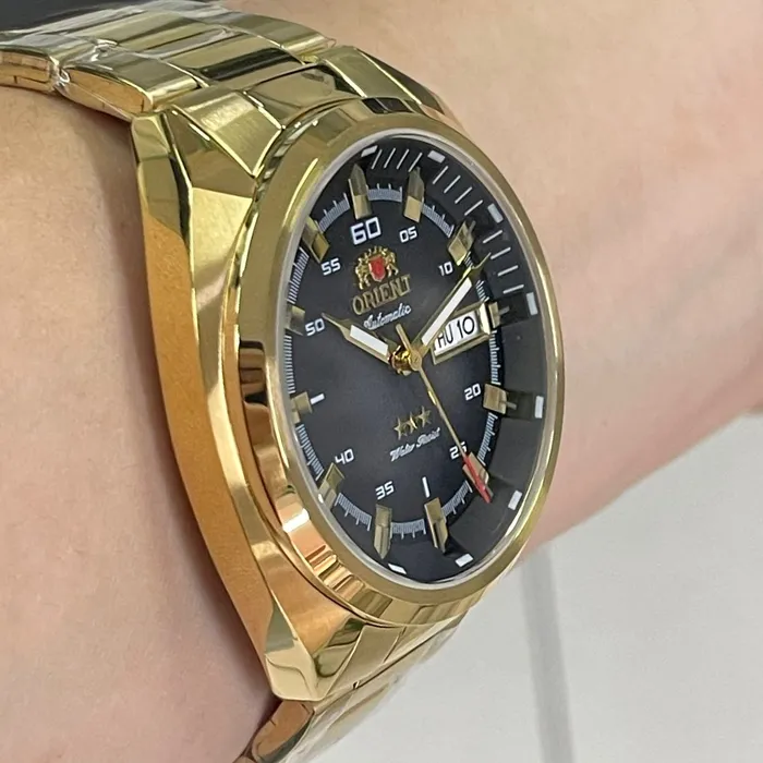 Orient 3 EStrelas Automático Classico NH3GG006 Preto
