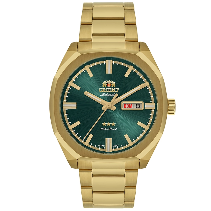 Orient 3 EStrelas Automático Classico NH3GG008 Verde