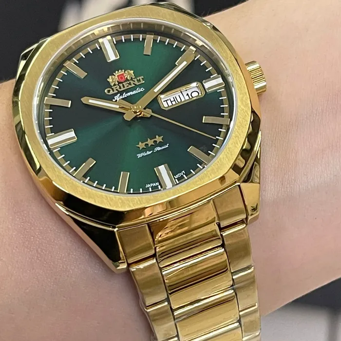 Orient 3 EStrelas Automático Classico NH3GG008 Verde