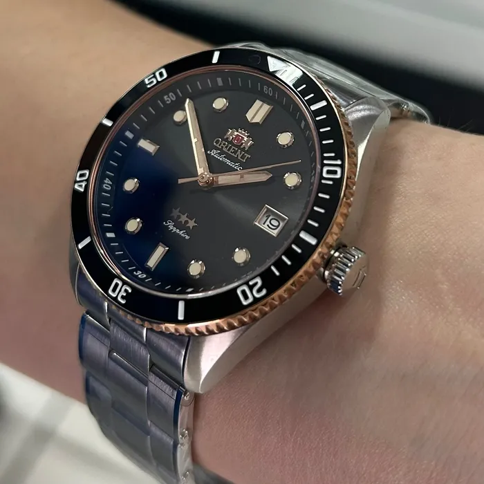 Orient 3 Estrelas Automático MIsto Sports Sea NH3MM016 Prata