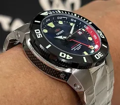 Orient Seatech Special Edition GMT Automático Diver NH3TT001 Azul - imagem 3