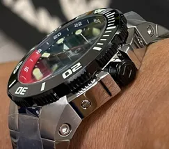 Orient Seatech Special Edition GMT Automático Diver NH3TT001 Azul - imagem 4