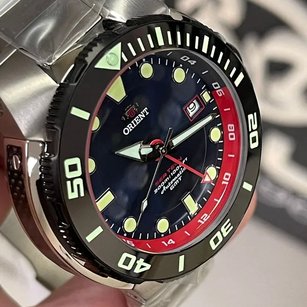 Orient Seatech Special Edition GMT Automático Diver NH3TT001 Azul