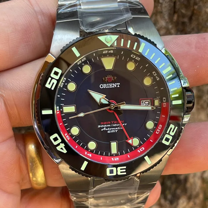 Orient Seatech Special Edition GMT Automático Diver NH3TT001 Azul