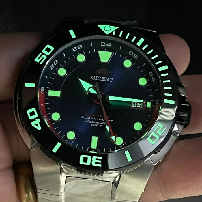 Orient Seatech Special Edition GMT Automático Diver NH3TT001 Azul