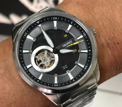 Orient Classico Automático Esqueleto NH7SS003 Grafite - imagem 1