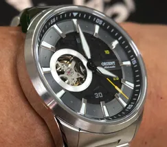 Orient Classico Automático Esqueleto NH7SS003 Grafite - imagem 3