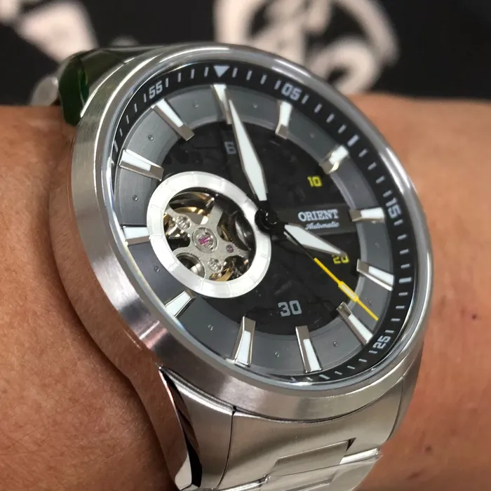 Orient Classico Automático Esqueleto NH7SS003 Grafite