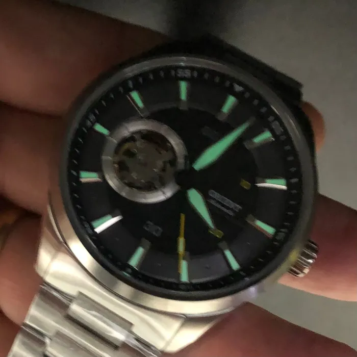 Orient Classico Automático Esqueleto NH7SS003 Grafite