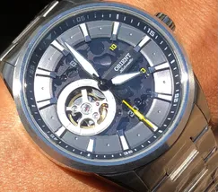 Orient Classico Automático Esqueleto NH7SS003 Grafite - imagem 5