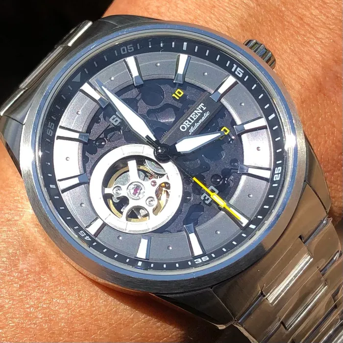 Orient Classico Automático Esqueleto NH7SS003 Grafite